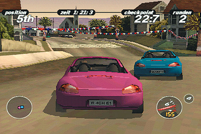 Porsche Challenge - Sony PlayStation (SCEE - 2) video game collectible [Barcode 711719187226] - Main Image 4