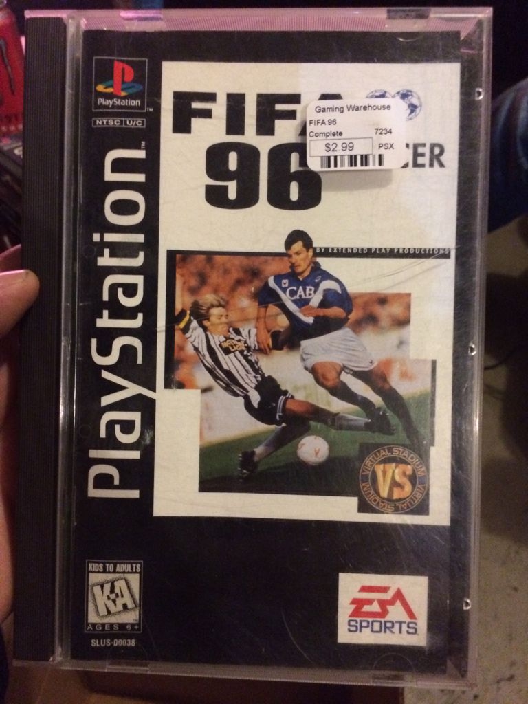 Fifa Soccer 96 - Sony PlayStation video game collectible - Main Image 1