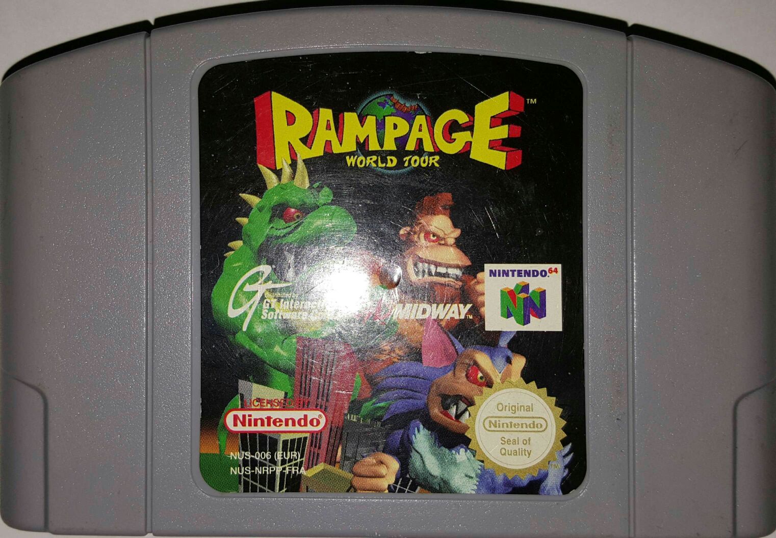 Rampage World Tour - Nintendo 64 (N64) video game collectible - Main Image 1