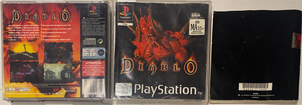 Diablo - Sony PlayStation (Electronic Arts - 1-2) video game collectible [Barcode 5030930016814] - Main Image 4