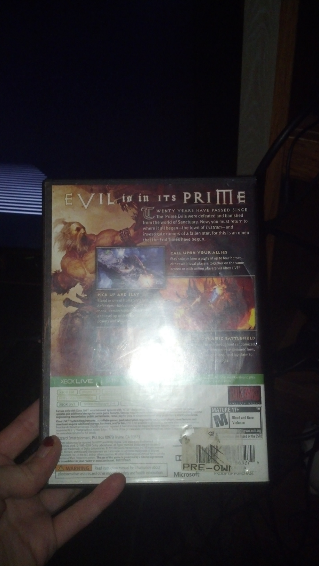 Diablo - Microsoft Xbox 360 video game collectible - Main Image 2