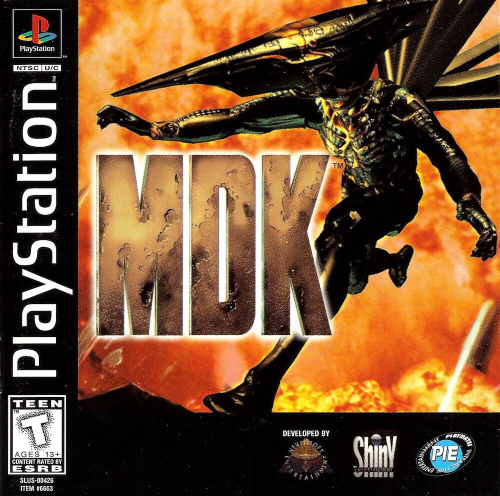MDK - Sony PlayStation (Interplay - 1) video game collectible [Barcode 081200006108] - Main Image 2