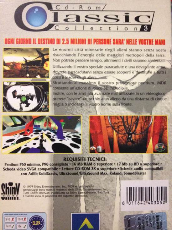 MDK - PC (Playmates Interactive) video game collectible [Barcode 8011642403052] - Main Image 2