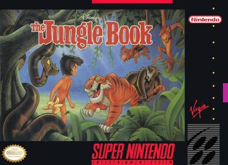 the jungle book - Nintendo Super Nintendo Entertainment System (SNES) video game collectible - Main Image 1