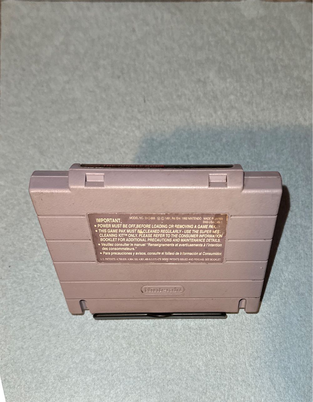 the jungle book - Nintendo Super Nintendo Entertainment System (SNES) (Virgin Games) video game collectible - Main Image 4