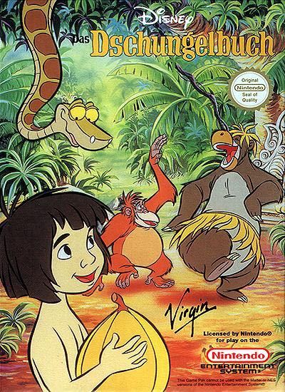 the jungle book - Nintendo Entertainment System (NES) video game collectible - Main Image 1