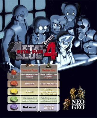 Metal Slug 4 - SNK Neo Geo video game collectible - Main Image 1