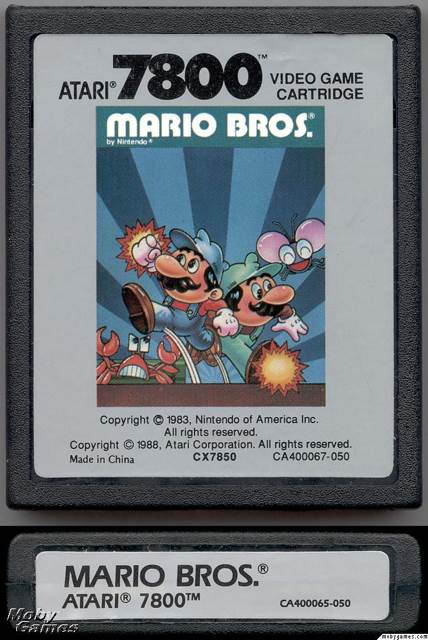Mario Bros. - Atari 5200 (Atari - 2) video game collectible [Barcode 077000052476] - Main Image 2