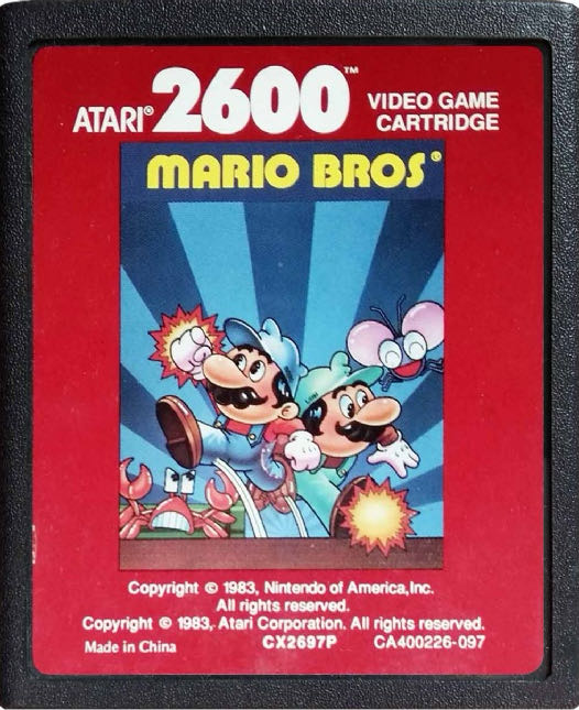 Mario Bros. - Atari 2600 (Atari - 2) video game collectible [Barcode 9312590110702] - Main Image 4