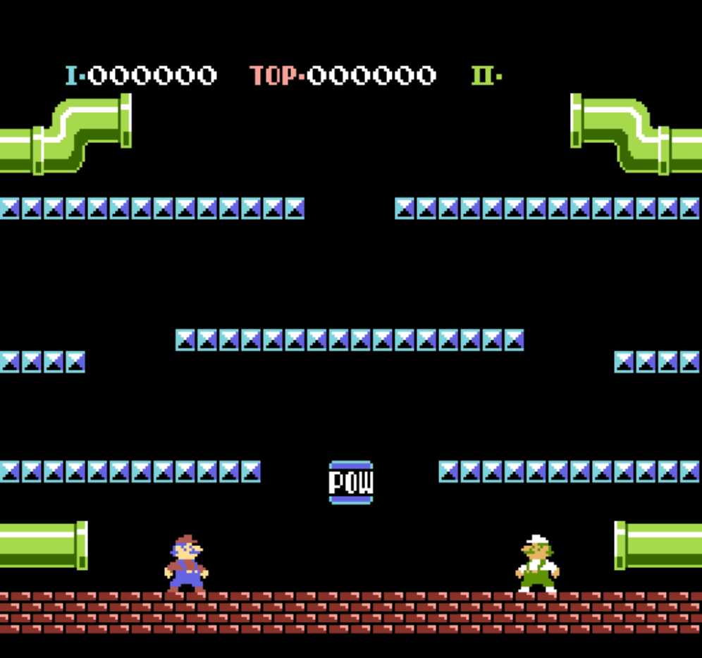 Mario Bros. - Nintendo Entertainment System (NES) (Nintendo - 1-2) video game collectible - Main Image 3