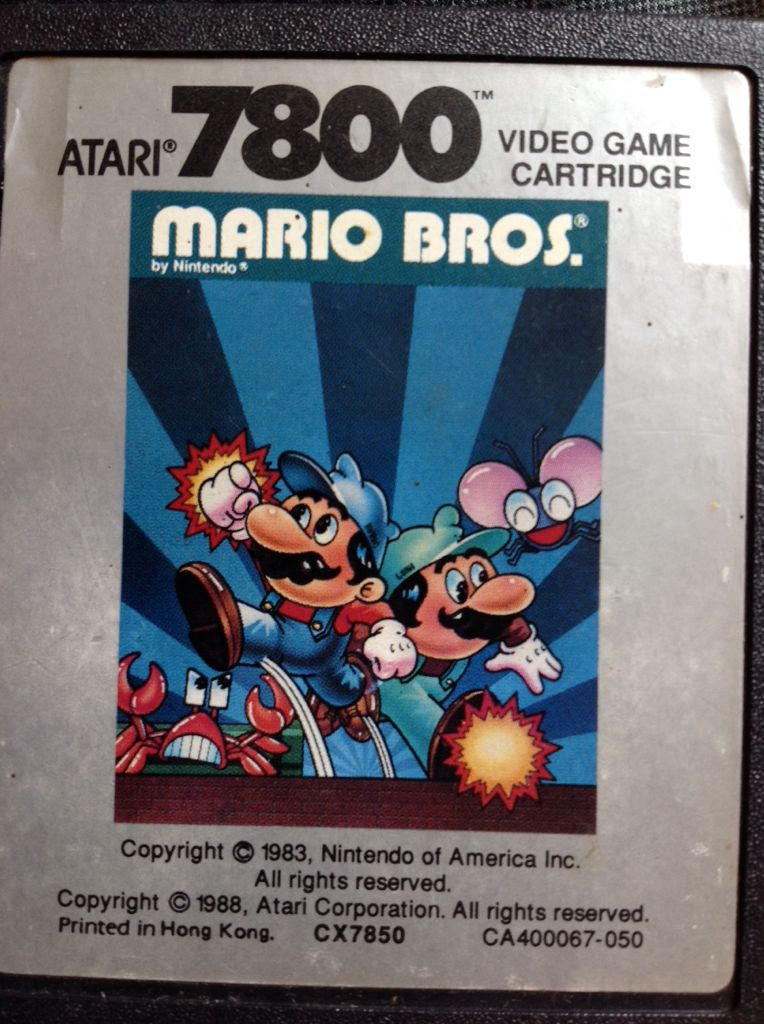 Mario Bros. - Atari 7800 video game collectible - Main Image 1