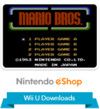 Mario Bros. - Nintendo Wii U Virtual Console (Nintendo - 2) video game collectible - Main Image 2