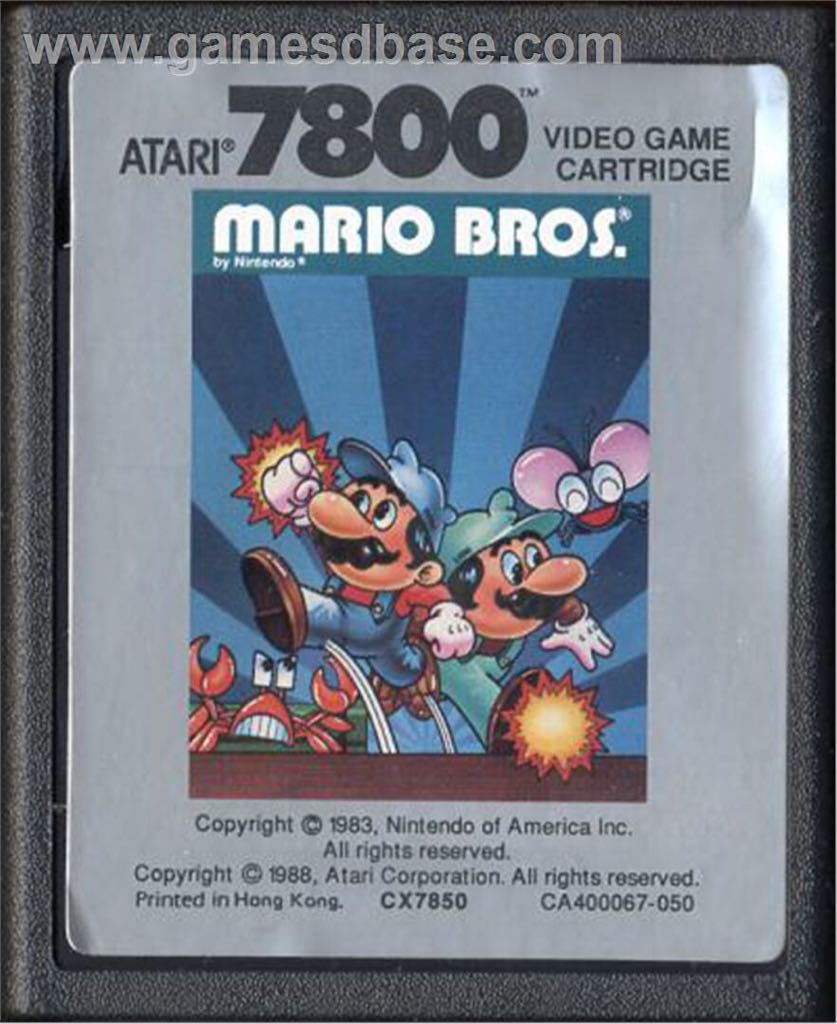 Mario Bros. - Atari 7800 video game collectible - Main Image 1