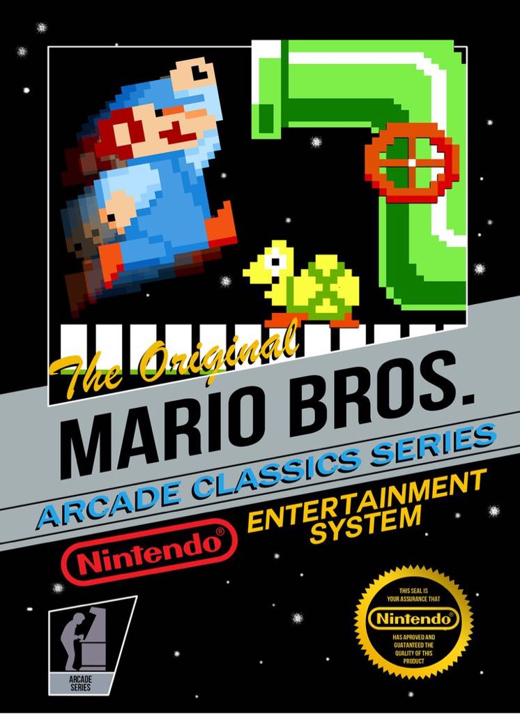 Mario Bros. - Nintendo Entertainment System (NES) (Nintendo) video game collectible - Main Image 2