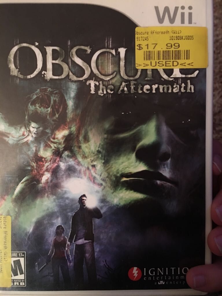 Obscure: The Aftermath - Nintendo Wii video game collectible - Main Image 1