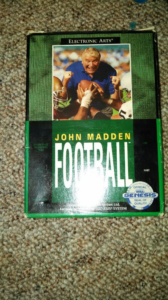 John Madden Football - Sega Genesis (Mega Drive) video game collectible - Main Image 1