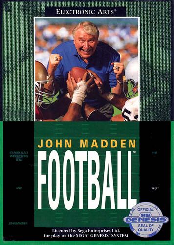 John Madden Football - Sega Genesis (Mega Drive) video game collectible - Main Image 2