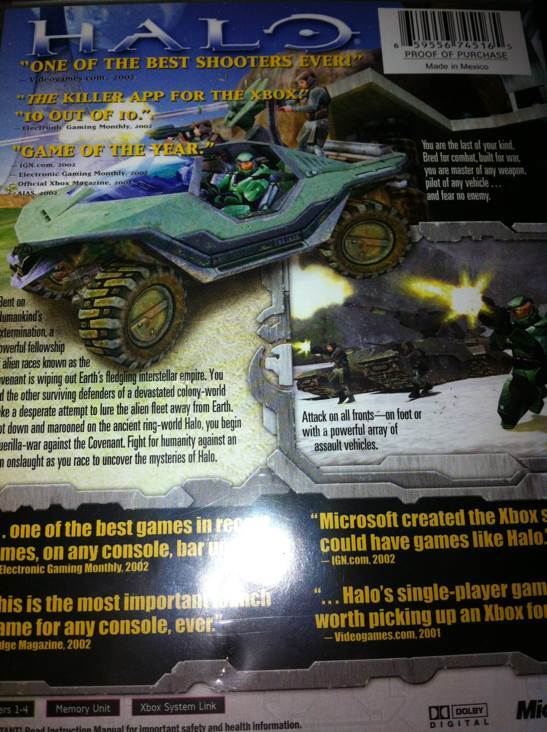 Halo: Combat Evolved - Microsoft Xbox video game collectible - Main Image 2