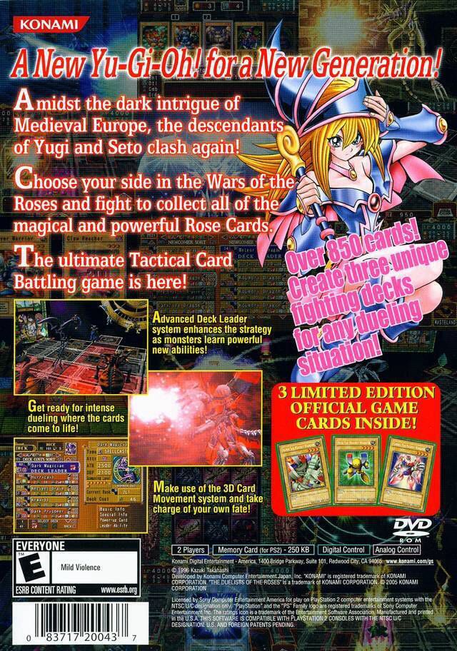 Yu-Gi-Oh! The Duelists of the Roses - Sony PlayStation 2 (PS2) video game collectible - Main Image 2
