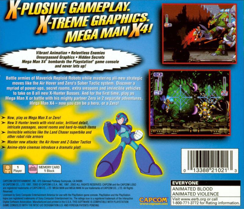Mega Man X4 - Sony PSP Go (Capcom) video game collectible - Main Image 2