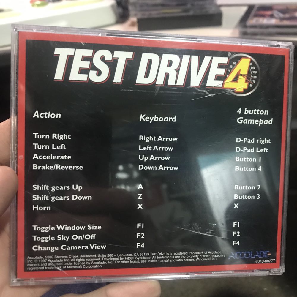 Test Drive 4 - PC video game collectible - Main Image 2