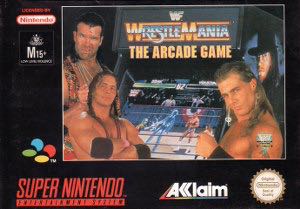 WWF Wrestlemania: The Arcade Game - Nintendo Super Nintendo Entertainment System (SNES) video game collectible - Main Image 1