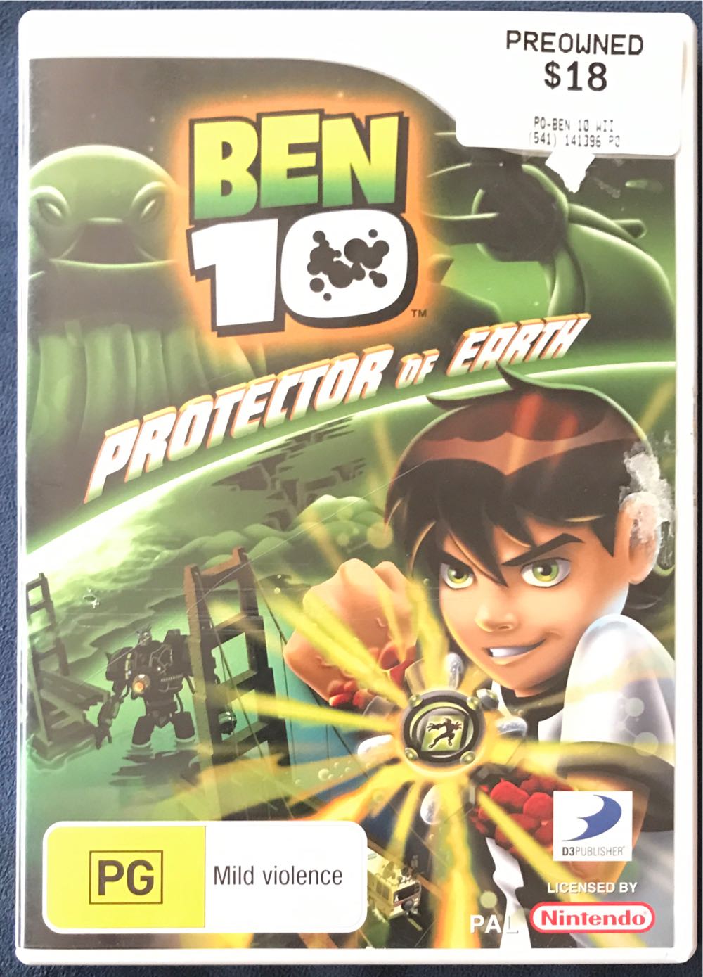 Ben 10: Protector of Earth - Nintendo Wii video game collectible [Barcode 5060125482209] - Main Image 3