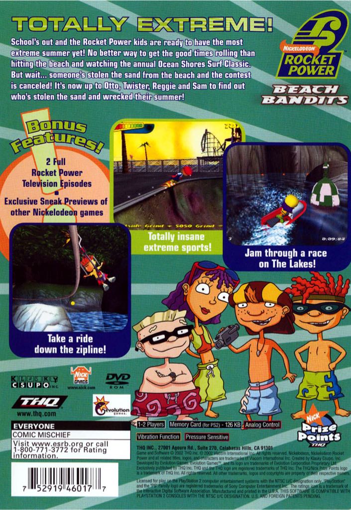 Rocket Power: Beach Bandits - Nintendo Game Boy Advance (GBA) (THQ) video game collectible - Main Image 2