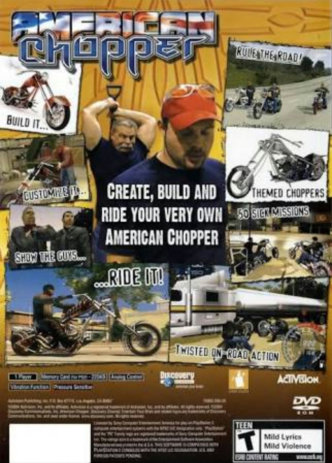 American Chopper - Sony PlayStation 2 (PS2) (Activation value) video game collectible [Barcode 9328878000863] - Main Image 2