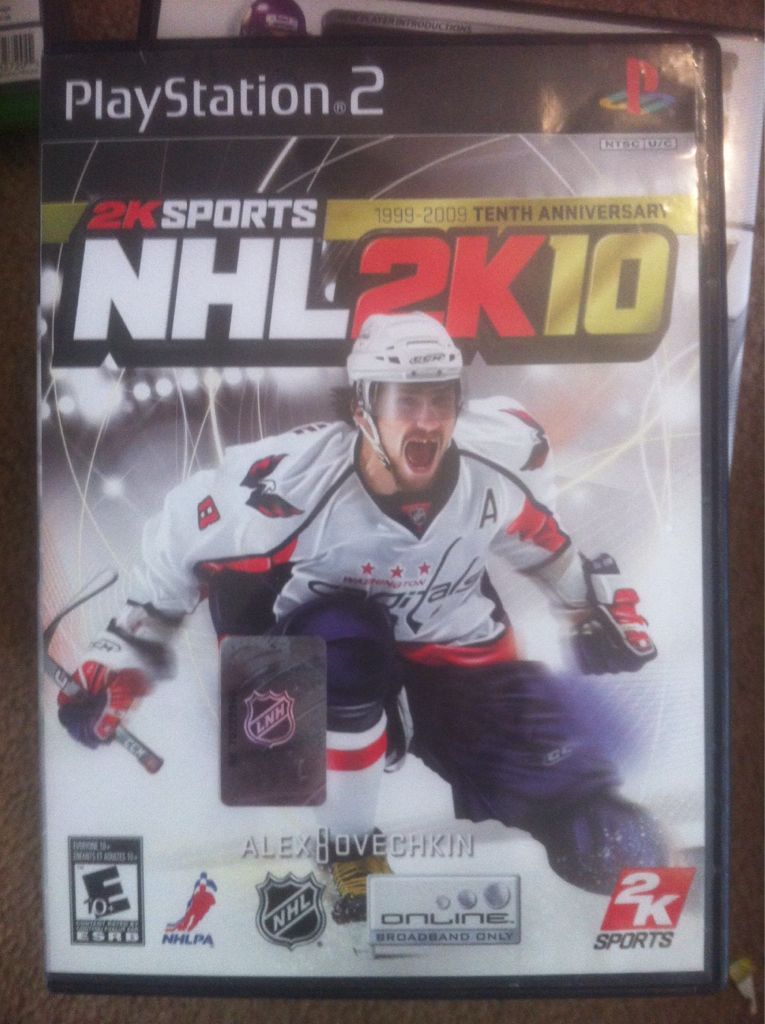 NHL 2K 10 - Sony PlayStation 2 (PS2) video game collectible [Barcode 710425376603] - Main Image 1