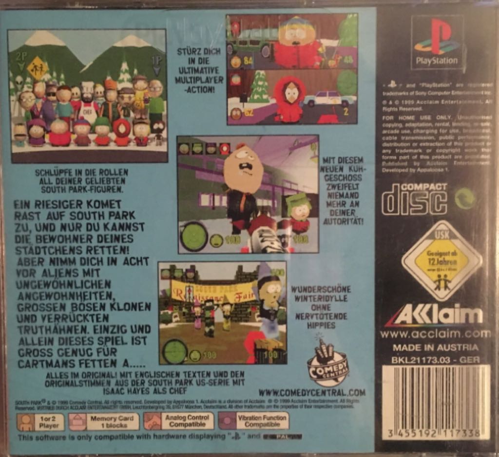 South Park - Sony PlayStation video game collectible [Barcode 3455192117338] - Main Image 2