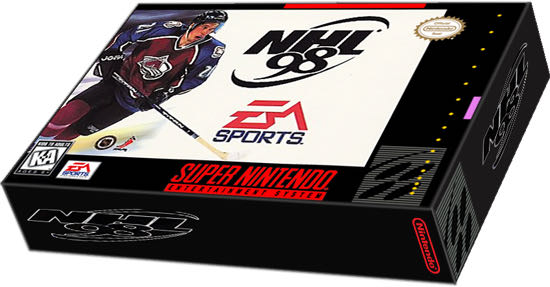 NHL 98 - Nintendo Super Nintendo Entertainment System (SNES) (EA Sports - 1-4) video game collectible - Main Image 2