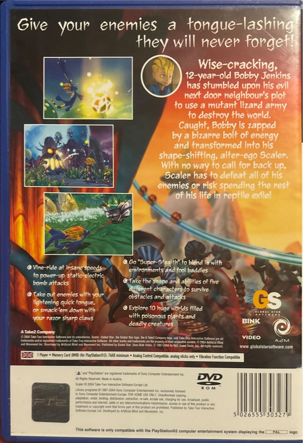 Scaler - Sony PlayStation 2 (PS2) (Global Software/GS - 1) video game collectible [Barcode 5026555303279] - Main Image 2