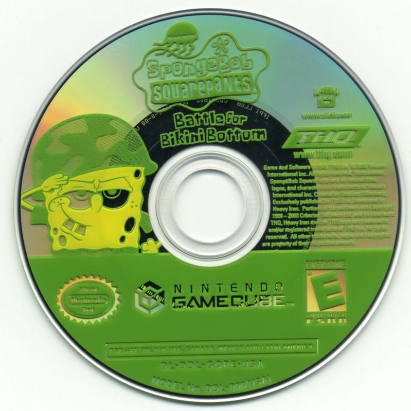 Spongebob Squarepants: The Battle for Bikini Bottom - Nintendo GameCube (THQ - 1-2) video game collectible [Barcode 785138380230] - Main Image 3