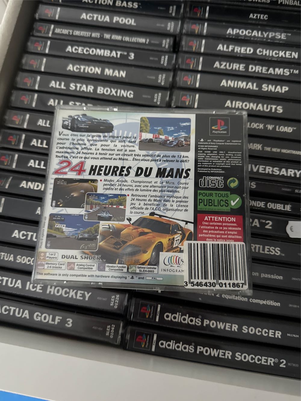PlayStation One 24 H Du Mans ( Best Of Infogrames) - Sony PlayStation (2) video game collectible [Barcode 3546430011867] - Main Image 3