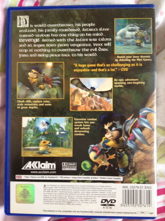 VEXX - Sony PlayStation 2 (PS2) video game collectible [Barcode 3455792387674] - Main Image 2