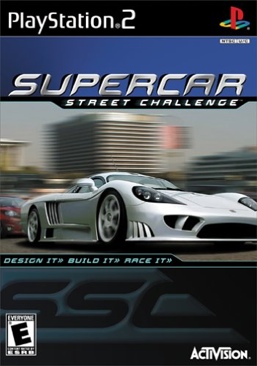 Supercar Street Challenge - Sony PlayStation 2 (PS2) (Activision - 2) video game collectible [Barcode 047875801790] - Main Image 1