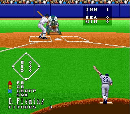 Bases Loaded - Nintendo Super Nintendo Entertainment System (SNES) video game collectible - Main Image 2