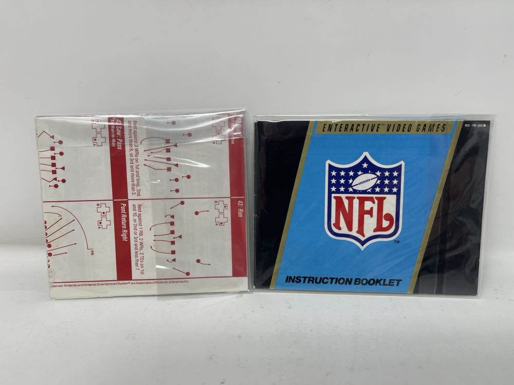 NFL (Sealed) - Nintendo Entertainment System (NES) (LJN - 2) video game collectible [Barcode 023582051581] - Main Image 4