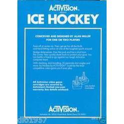 Ice Hockey - Atari 2600 (2) video game collectible - Main Image 2