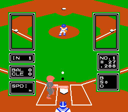 Major League Baseball - Nintendo Entertainment System (NES) (LJN. Ltd - 2) video game collectible [Barcode 023582051543] - Main Image 3