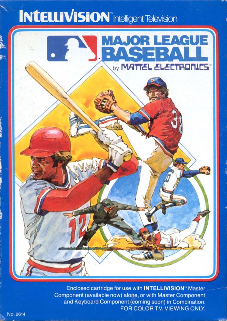 Major League Baseball - Intellivision video game collectible - Main Image 1