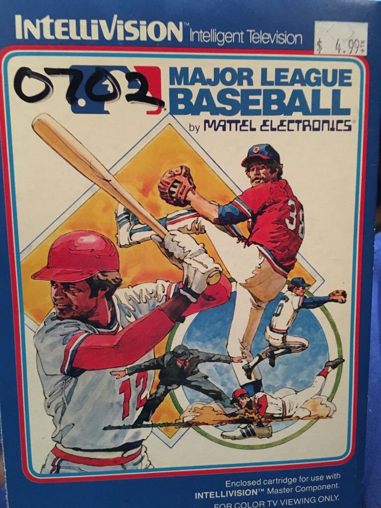 Major League Baseball - Intellivision video game collectible - Main Image 1