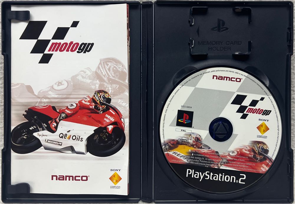 MotoGP - Sony PlayStation 2 (PS2) (Namco) video game collectible [Barcode 711719250128] - Main Image 2