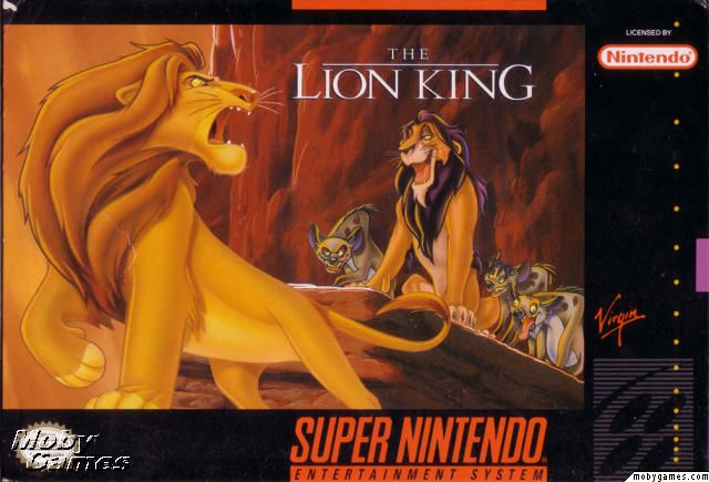 The Lion King - Nintendo Super Nintendo Entertainment System (SNES) video game collectible - Main Image 1