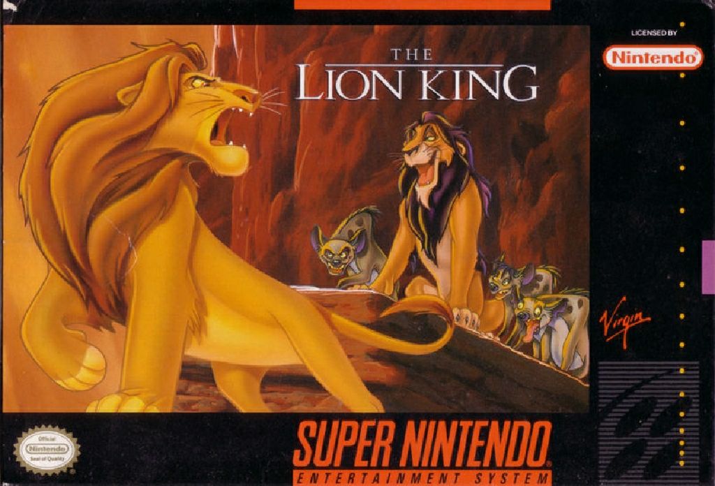 SNES Lion King - Nintendo Super Nintendo Entertainment System (SNES) video game collectible - Main Image 1