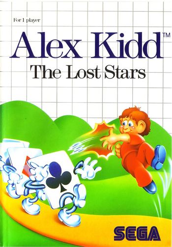 Alex Kidd The Lost Stars - Sega Master System video game collectible - Main Image 1