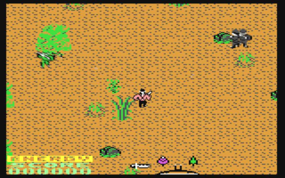 Rambo First Blood Part II - Commodore 64 (Ocean - 1) video game collectible - Main Image 4