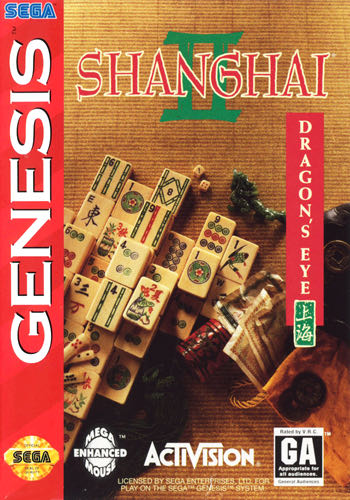 Shanghai 2 - Sega Genesis (Mega Drive) (Activision - 2) video game collectible [Barcode 047875340015] - Main Image 2