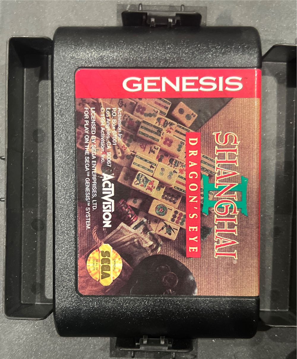 Shanghai 2 - Sega Genesis (Mega Drive) (Activision - 2) video game collectible [Barcode 047875340015] - Main Image 4